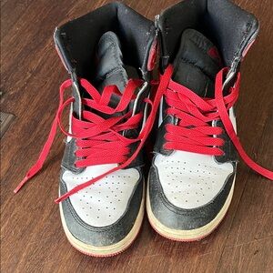 Jordan Kids Sneakers in Red, Black, and White